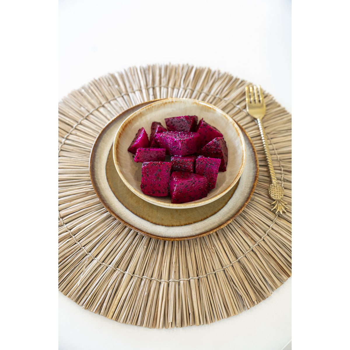 Ceramic Appetizer Plate - Portuguese Design, Unique Crackle Glaze