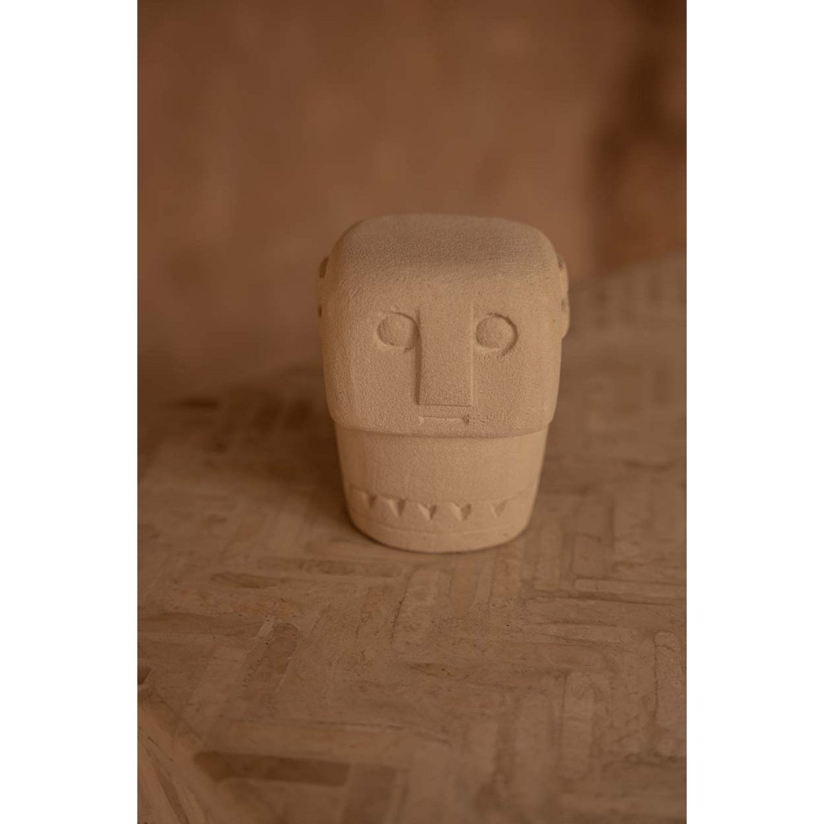 Sandstone Sumba Stone Statue - Hand Carved Indonesian Art