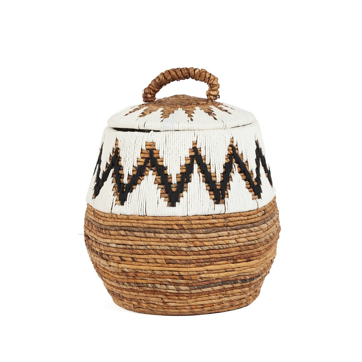 The Little Bay Beach Basket - Natural White - M