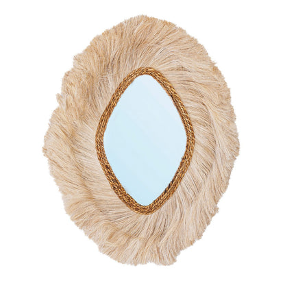 Wall Mirror Natural Finish - La Duchessa Italian-Style Large Mirror