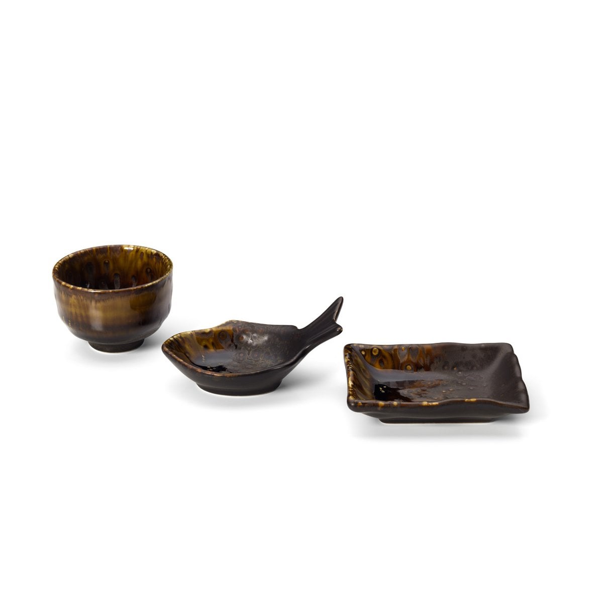 Ceramic Tea Cup - Brown Merapi Cup - Small Handmade Drinkware