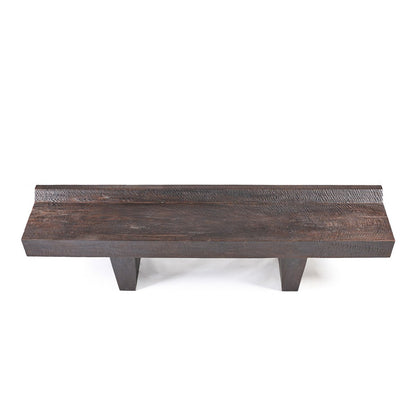 The Center Piece Bench - Dark Walnut