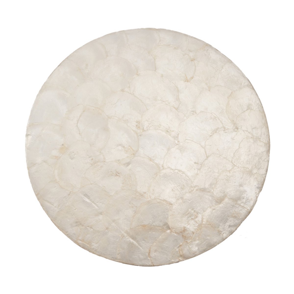 Mother of Pearl Coaster - Handmade Natural Shell Drink Coaster, White