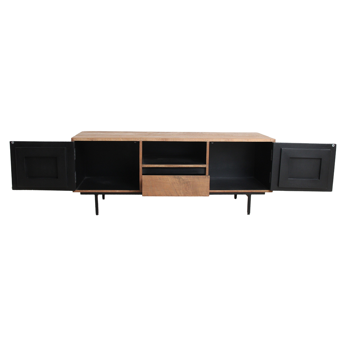 Rhythm teak TV cabinet - 140x45x55 cm