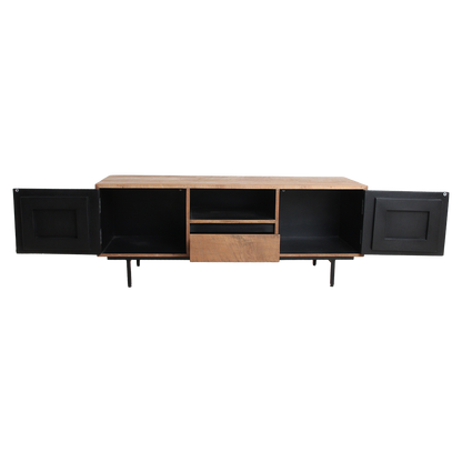 Rhythm teak TV cabinet - 140x45x55 cm