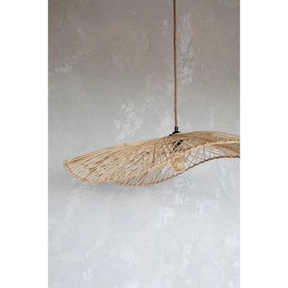 Rattan Pendant Light - Natural Woven Shade