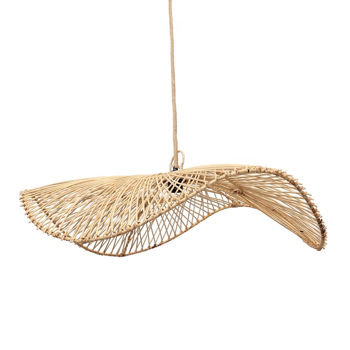 Rattan Pendant Light - Natural Woven Shade