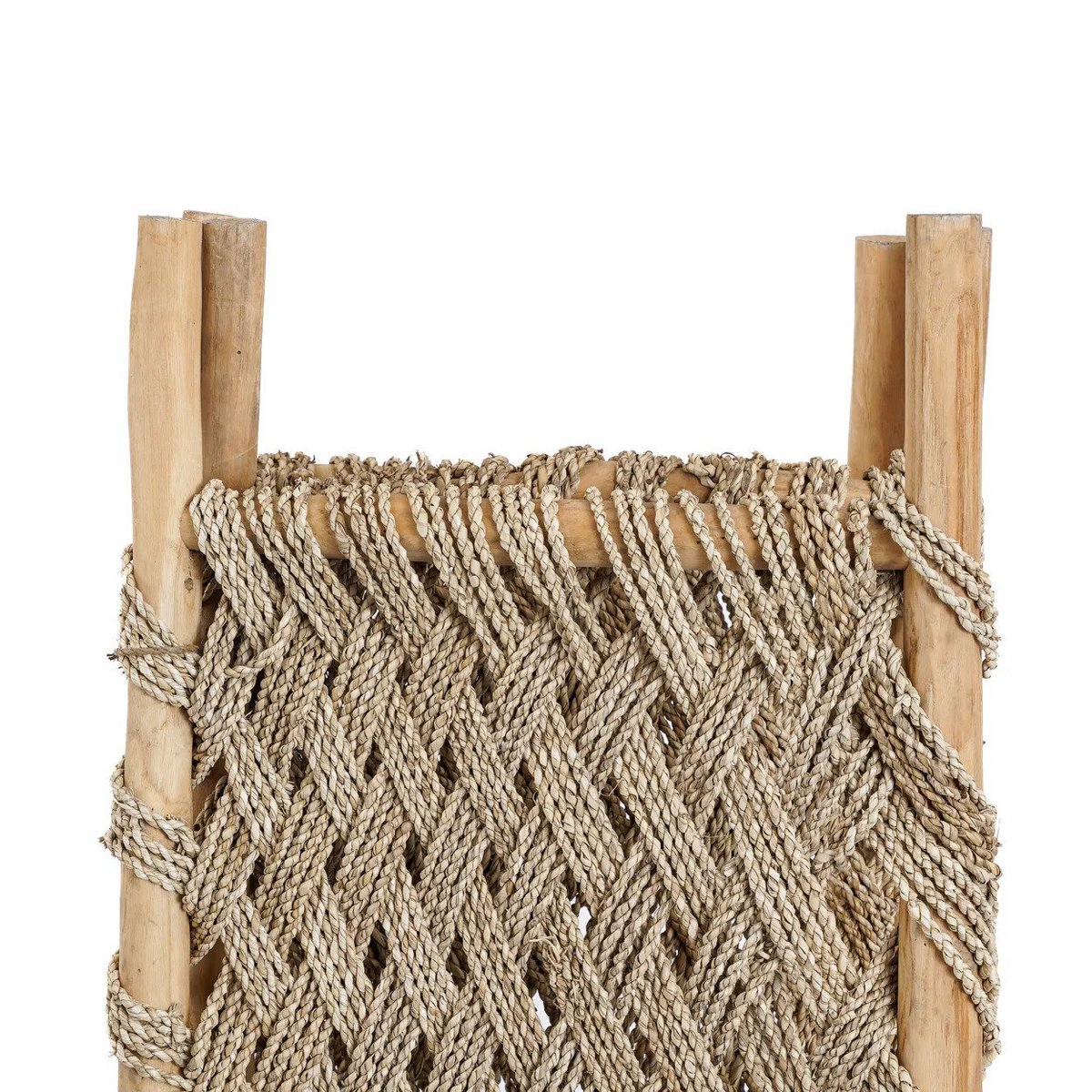Seagrass Room Divider - Natural Woven Privacy Screen for Indoors