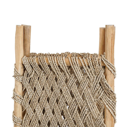 Seagrass Room Divider - Natural Woven Privacy Screen for Indoors