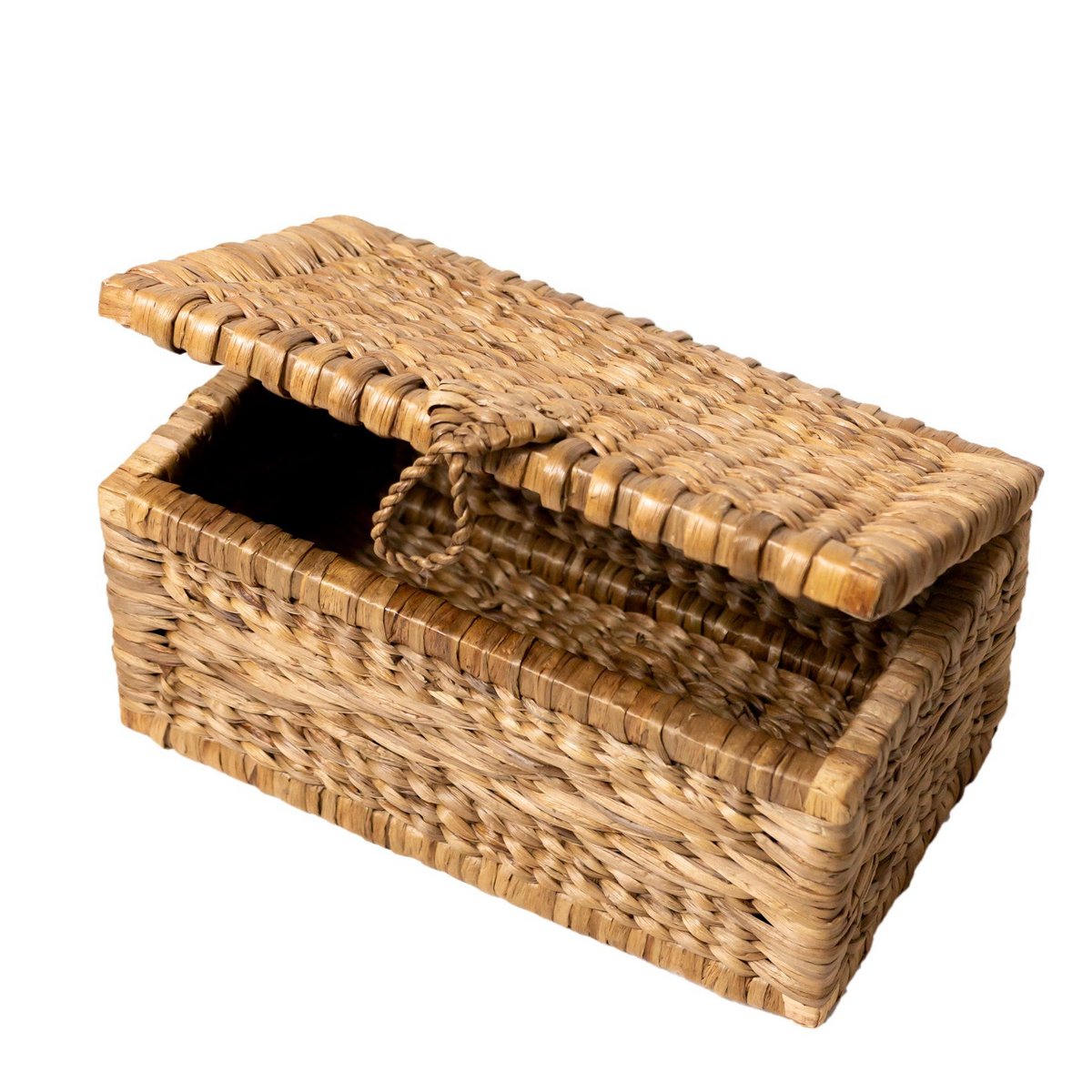 Water Hyacinth Laundry Basket with Lid – Kelana Trunk Storage