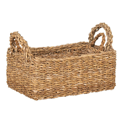 Seagrass Storage Baskets - Natural Eco-Friendly Set of 2