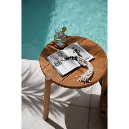 Teak Side Table Outdoor - Gilimanuk Modern Accent Table