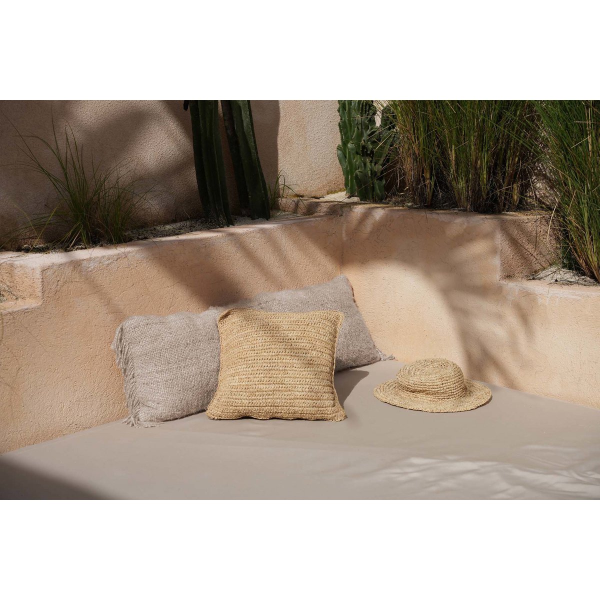 Seagrass Beach Hat - Natural Shell Sun Hat