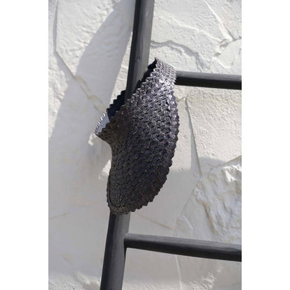 Sombrero parasol de bambú negro - Bali tejido a mano