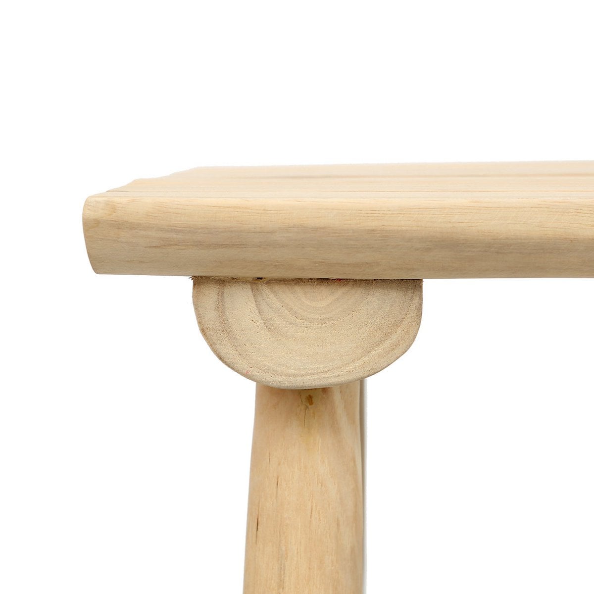 Teak Bar Stool - Natural Island Style Seating for Kitchen & Bar
