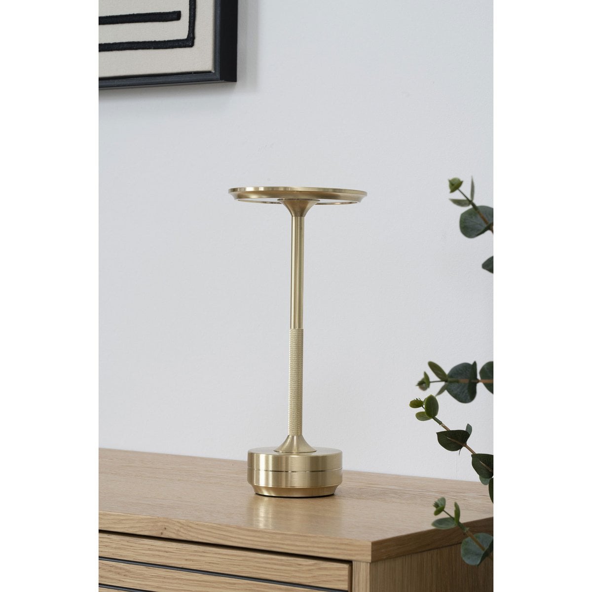 Lyneham LED Table Lamp - Brass, Aluminum, 28.5cm