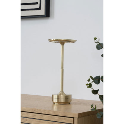 Lyneham LED Table Lamp - Brass, Aluminum, 28.5cm