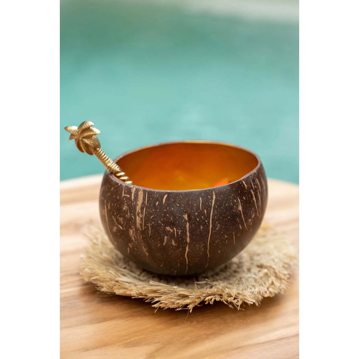 The Coco Food Bowl - Natural Gold