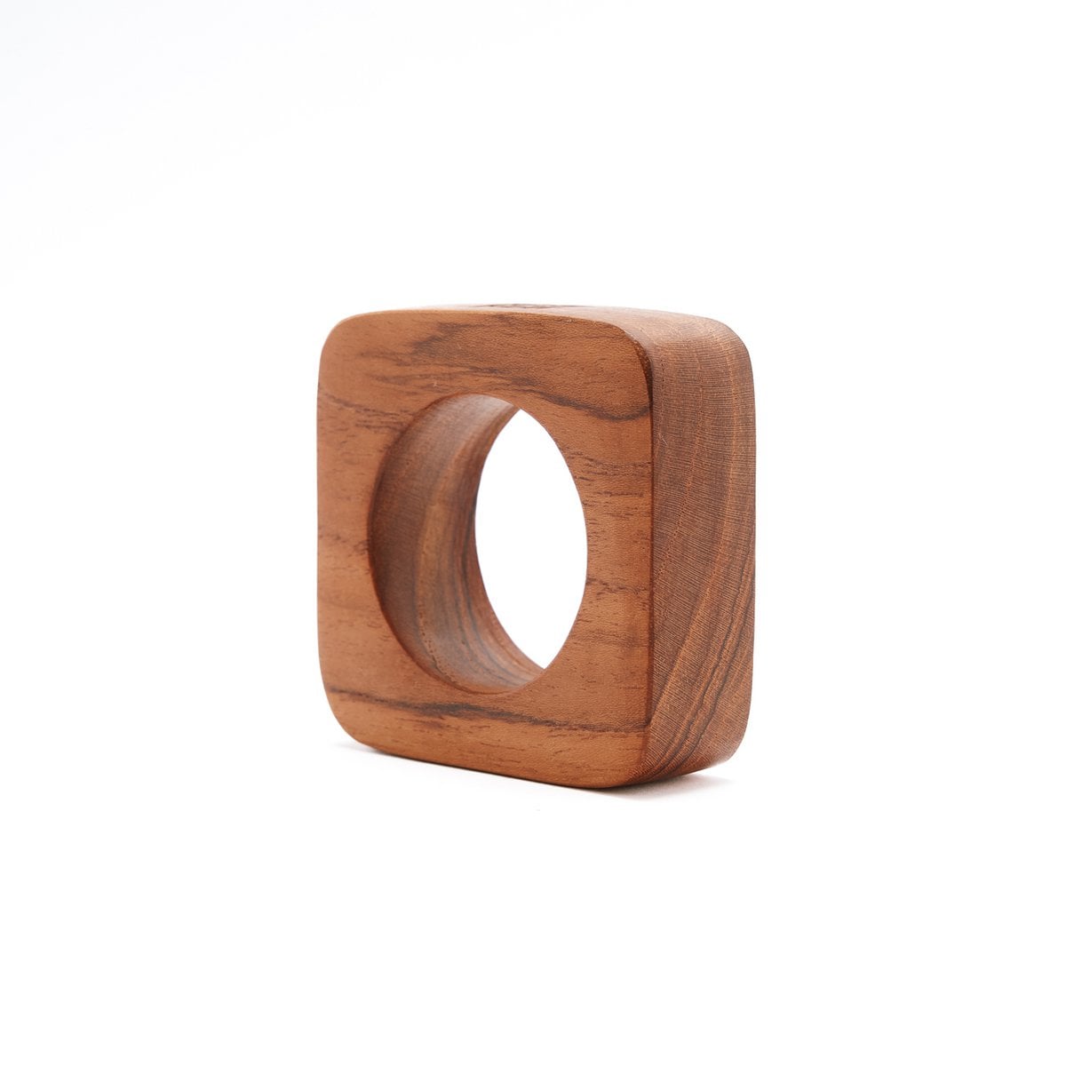 Teak Root Napkin Rings - Natural Wood Table Decor