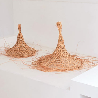 Bamboo Lampshade with Tassels | Natural Lampshade | Pendant Lamp GILI