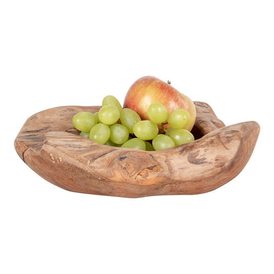 Rio Bowl - Teck, Naturel, Ø20x8 cm
