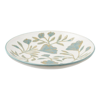 Ceramic Serving Tray - White Decorative Tray, 35.5 cm