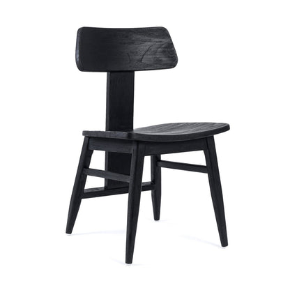 Black Dining Chair - Modern Comfort | Bazar Bizar