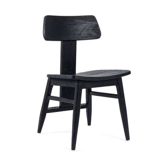 Black Dining Chair - Modern Comfort | Bazar Bizar