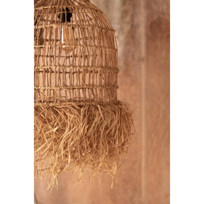 Rattan Pendant Lamp - Natural Woven Casita Design - Large