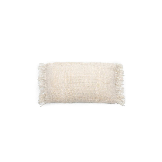 Βαμβακερή Μαξιλαροθήκη - Cream Boho Διακοσμητικό Μαξιλάρι - 30x50