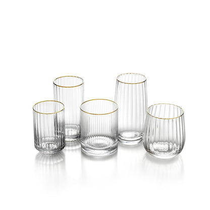The Golden Rim Tumbler - Natural Gold