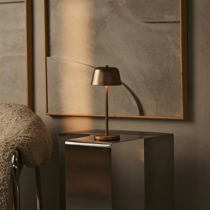 Anton Copper Rechargeable Table Lamp | Stylish & Cordless Lighting