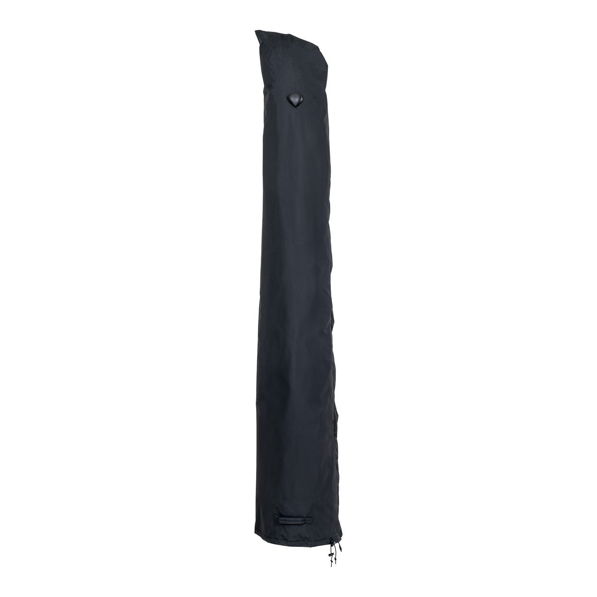Polyester Parasol Cover - Black Water-Repellent Outdoor Umbrella Shield 225cm