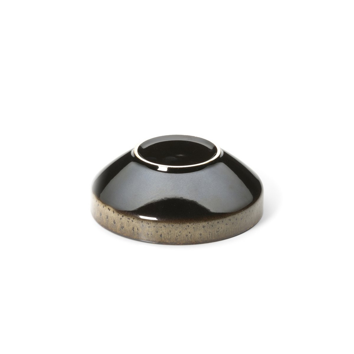 Dark Brown Ceramic Bowl - Kyoto Low Bowl