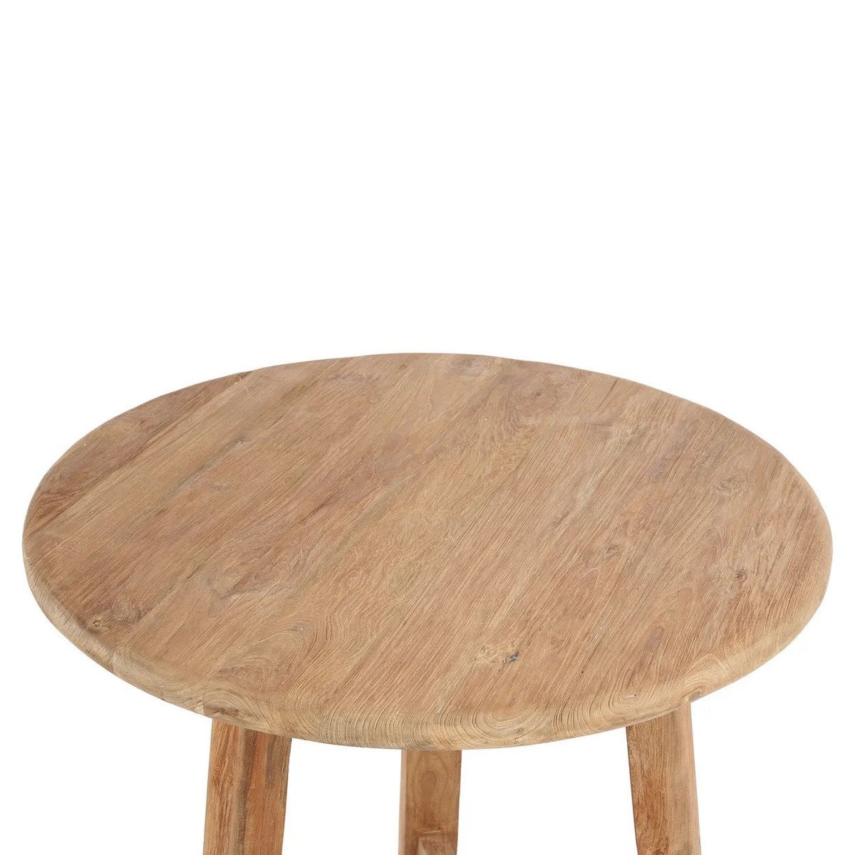 Reclaimed Teak Outdoor Bar Table – Sustainable High Dining Table