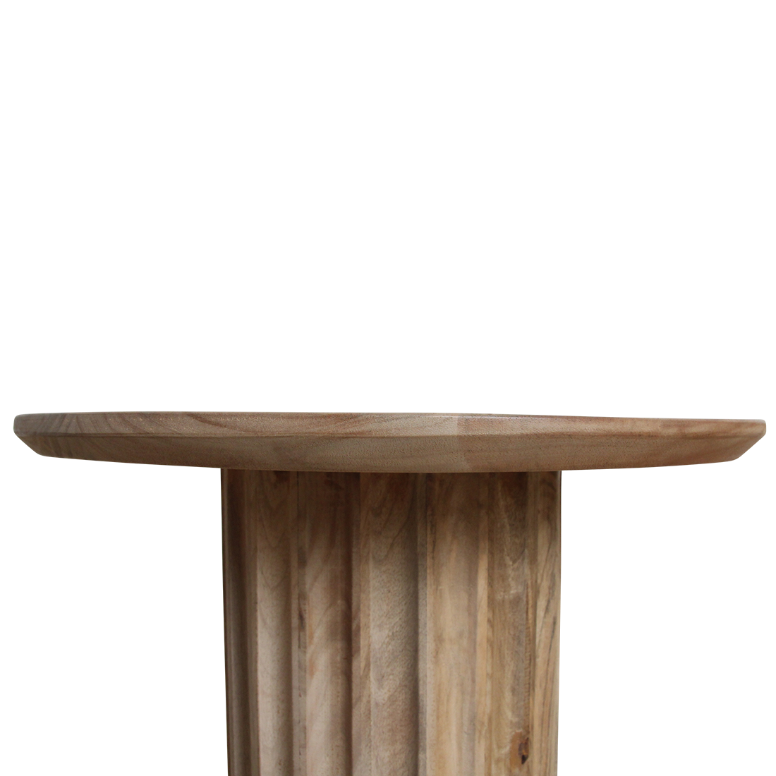 Bullnose side table natural 50 cm