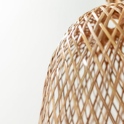 Bamboo Lamp | Natural Lampshade | Woven Ceiling Lamp CAMAYA
