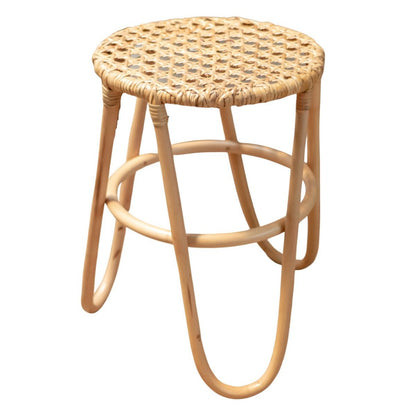 Rattan Stool - Woven Seat Small Stool | Soeji