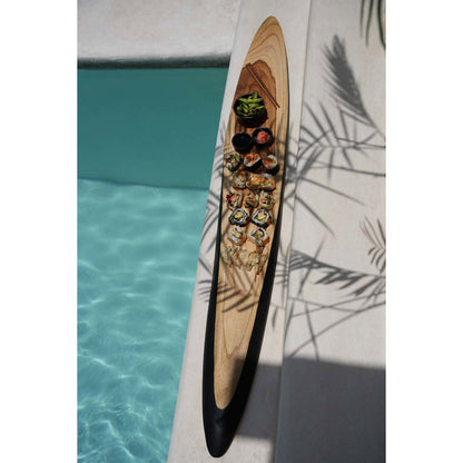 Teak Tapas Plate - XXL Oversized Serving Plate for Appetizers