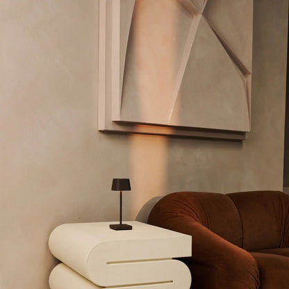 Combi Set Professional | 8 x Sarphati Mini Mocha Brown Rechargeable Table Lamps & 1 x Central Station Charging Station