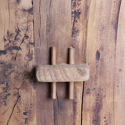 Recycled Wood 5-Shelf Rack - Farmwood Rustic Shelving Unit