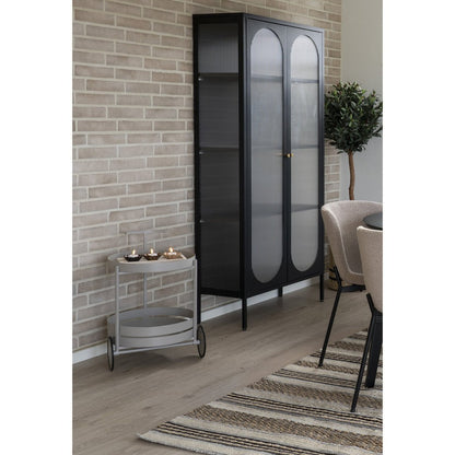 Beja Bar Trolley - Steel, Cool Grey - 40x49.5x61 cm