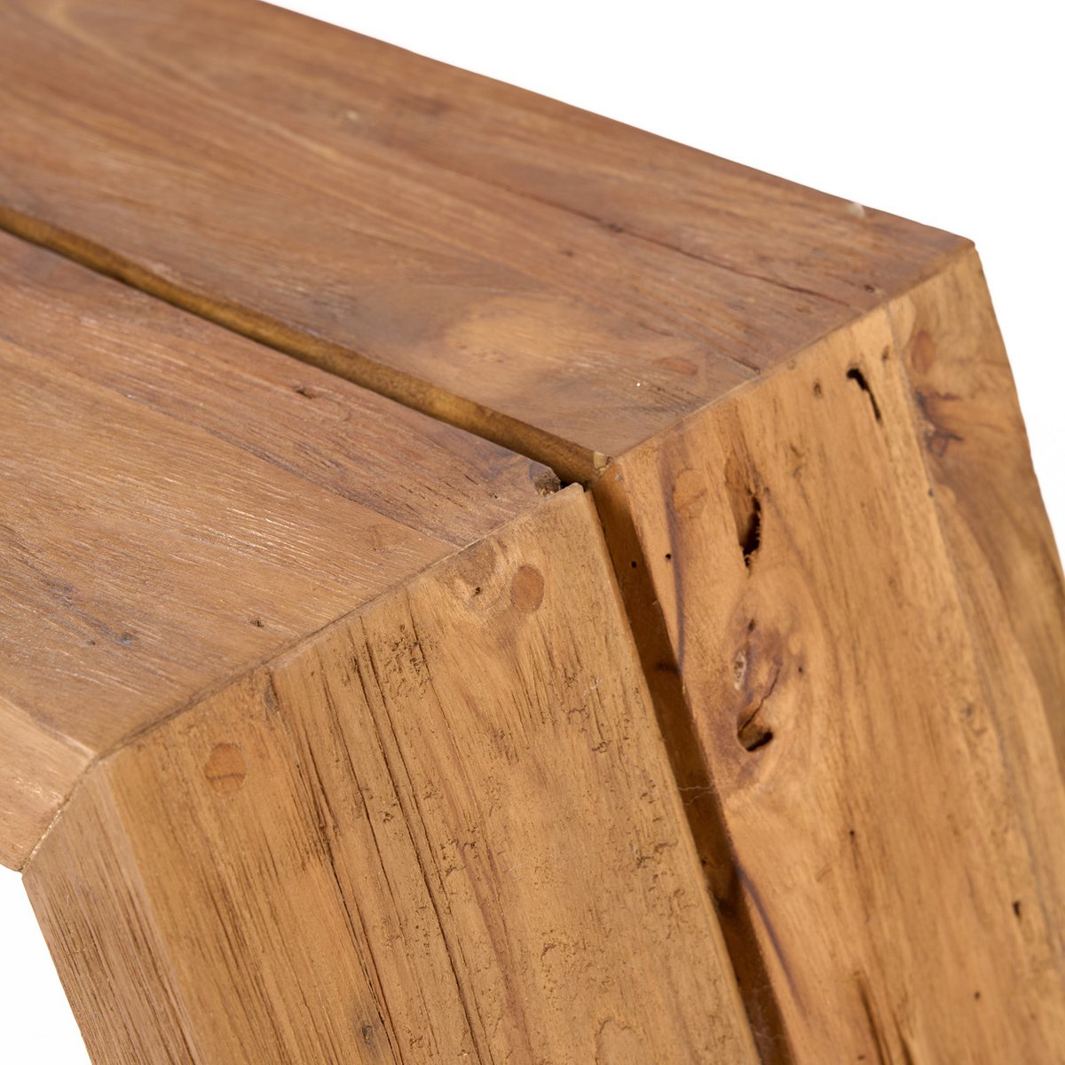 Teak Side Table - Natural Cocoon Accent Table