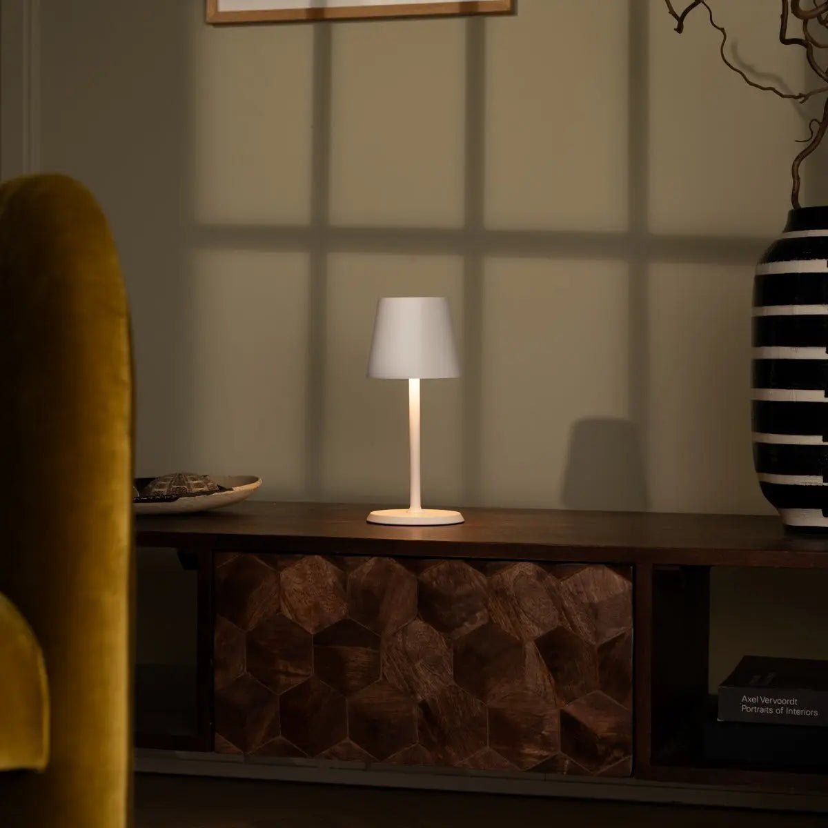 James White Rechargeable Table Lamp | Cordless, Dimmable & Elegant (kopie)