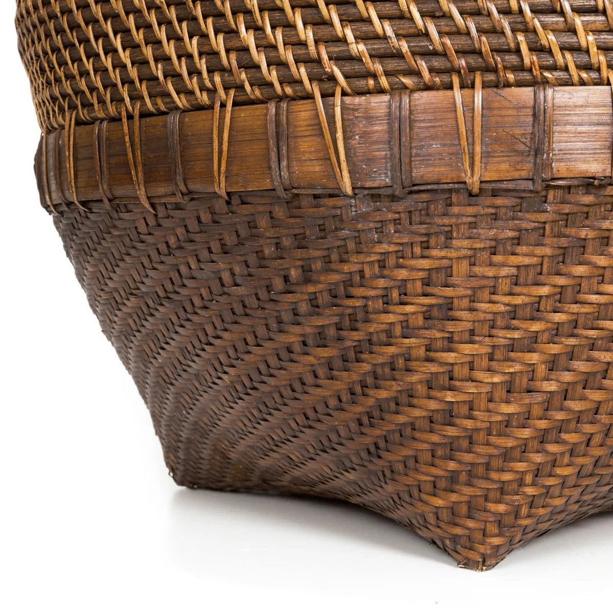Rattan Laundry Basket XL – Colonial Style – Natural Brown