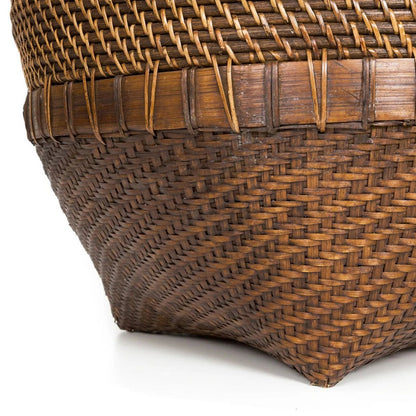 Rattan Laundry Basket XL – Colonial Style – Natural Brown