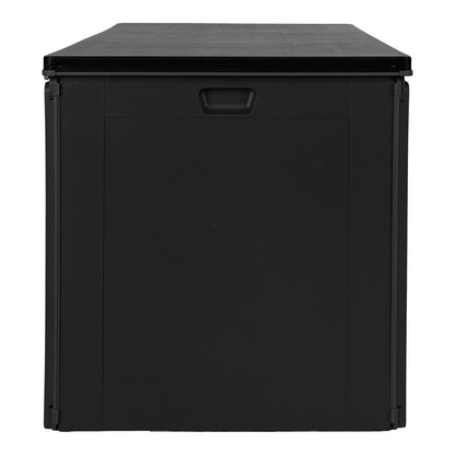 Dubrovnik Cushion Box  - Cushion Box, plastic, black, 146,5x61x64,5 cm, 490 L
