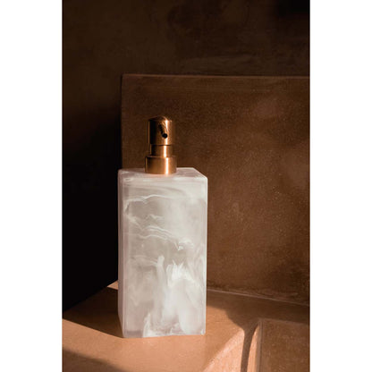 The Resin Soap Dispenser - Pink White