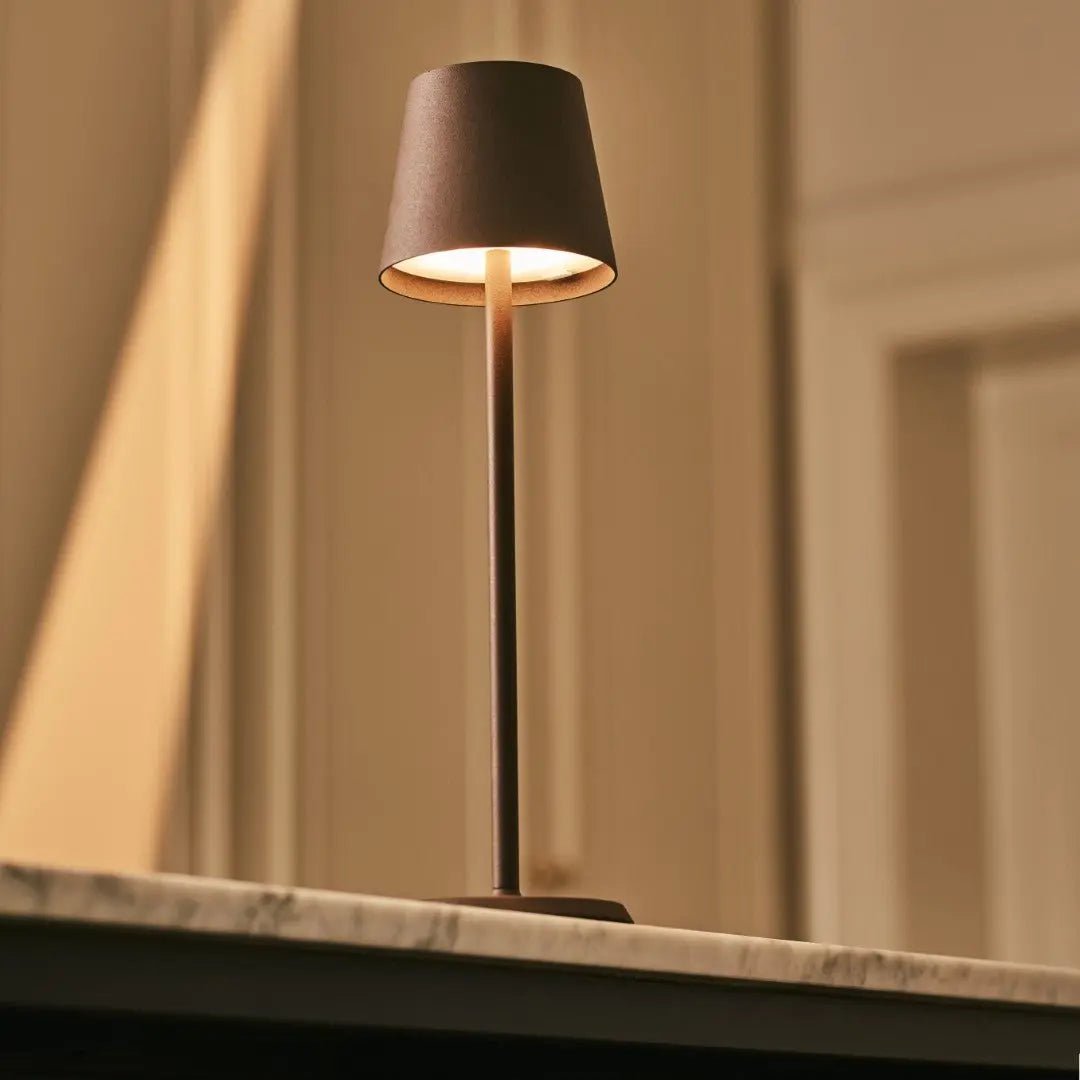 Ampère à Sans Fil Jasper Mocha Brown | 3 Stages de Lumière et Réglable