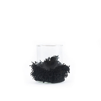 Portavelas Oh My Gee - Terciopelo Negro - M